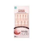 Uñas Postizas Glue-On Kiss Nude French - Breathtaking #1