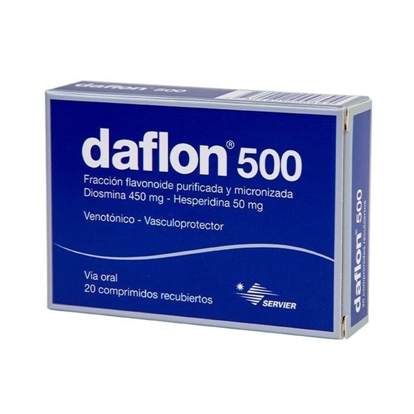 Daflon 500 Mg | 20 Comprimidos  #1