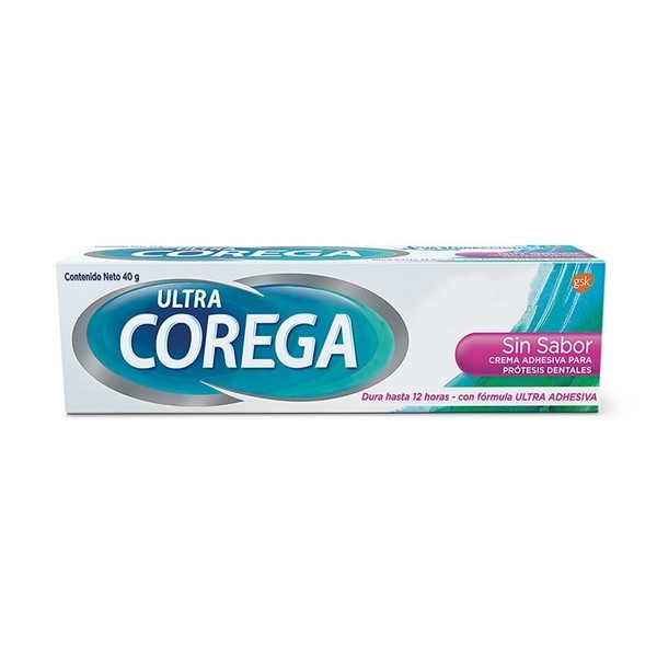 Corega Adhesivo Para Prótesis Dentales Ultra Crema Sin Sabor 40 Gr #1