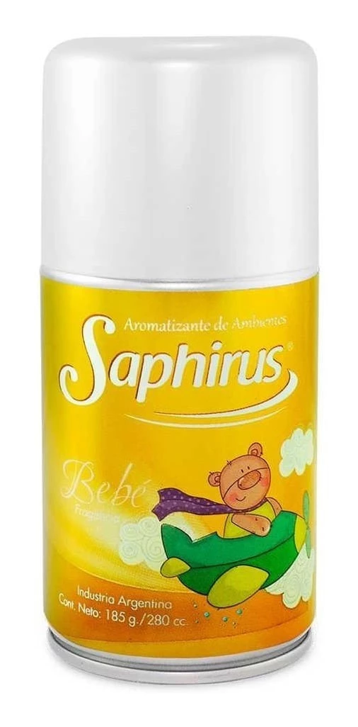 Saphirus Aromatizador Ambiental Fragancia Bebé 185 g