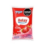 Yogur Bebible Parcialmente Descremado de Frutilla Ilolay en Sachet 900 g. #1