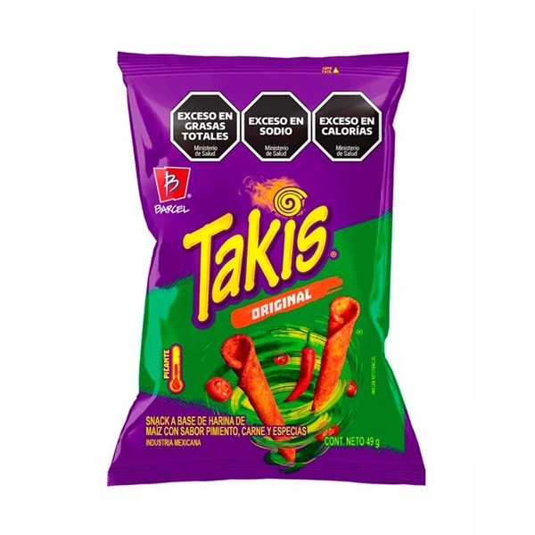 Snack Original Pimiento, Carne Y Especias x 49 gr Takis alt