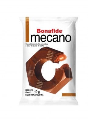 Chocolate Mecano Bonafide de Dulce de Leche 19 gr. #1