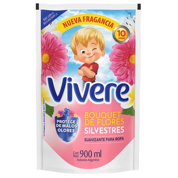 Suavizante Vivere Bouquet Flores 900 Ml alt