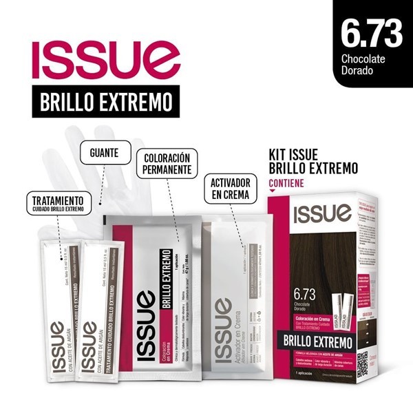 Issue Kit Coloracion Brillo Extremo N°6.73 alt