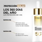 Protector Solar L'oréal Paris Uv Defender Sérum Invisible Fps 50+ 30 ml #5