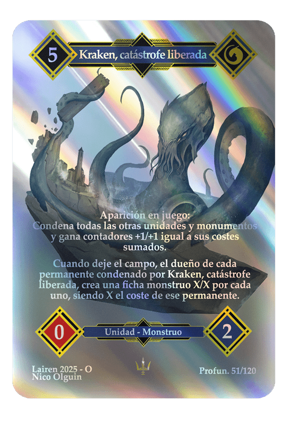 051 Kraken, Catastrofe Liberada Metal - Coste 5