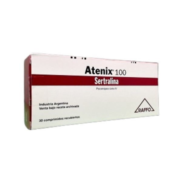 Raffo Atenix Sertralina 100 Mg x 30 Comp Ranurados #1