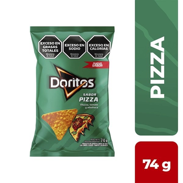 Nachos Sabor Pizza x 74 Grs Doritos