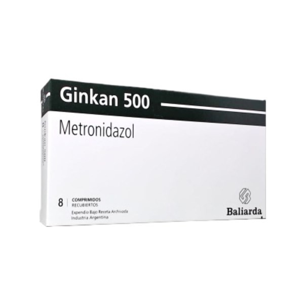 Baliarda Ginkan 500 Metronidazol x 8 Comp Recubiertos #1