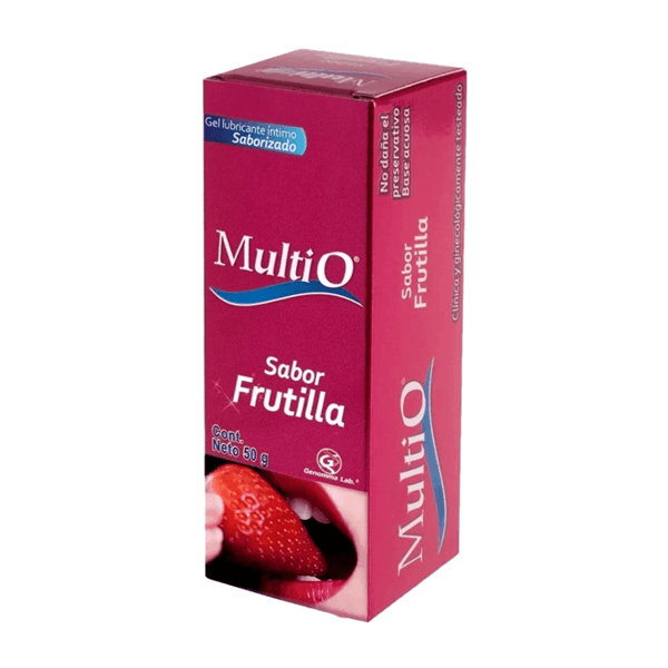 Multi-O Gel Lubricante Sabor Fruta 50 gr