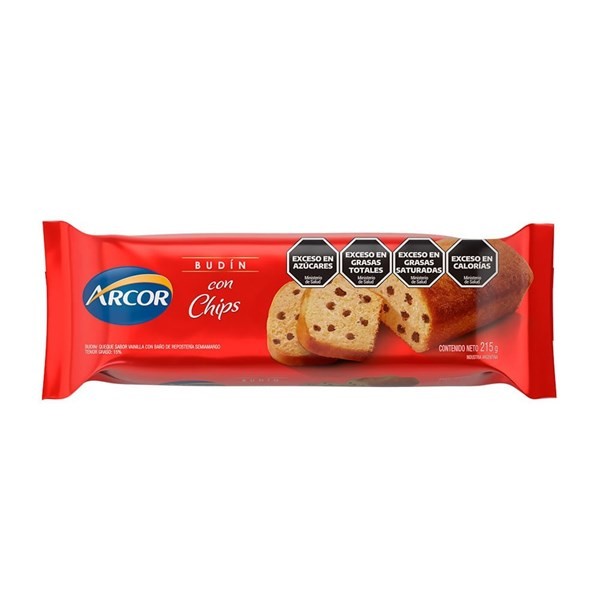 Budin Con Chips 215 g Arcor #1