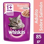Alimento Para Gatos Whiskas Pasta Salmón 85 Gr #1