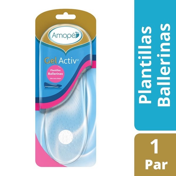 Amope Plantillas Active Gel Ballerinas (2 Unidades)