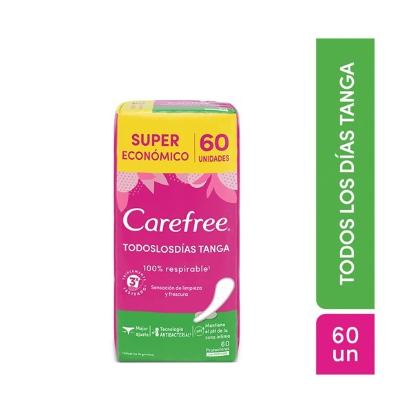 Protectores Carefree Todos Los Dias 60 Uni #1