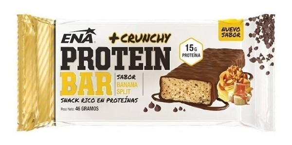Ena Barra Protein Bar Banana Split + Crunchy (16 Barras) alt