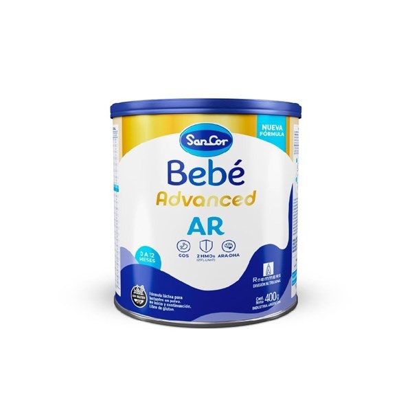 Fórmula Infantil en Polvo Sancor Bebe Advanced Ar x 400 g Tipo Iva I