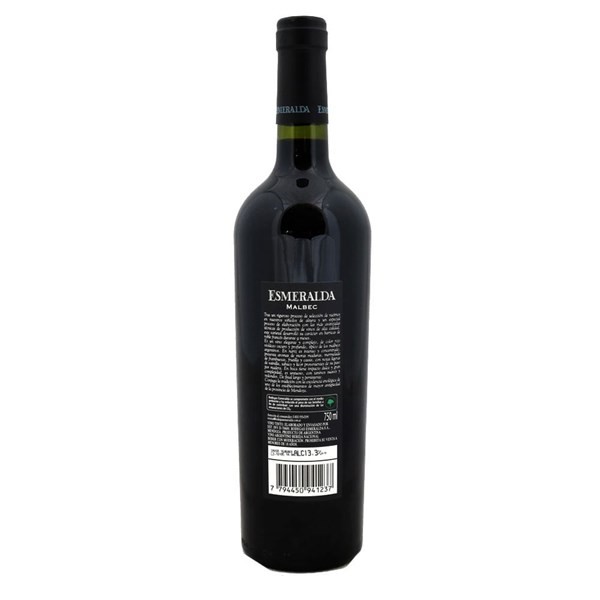 Vino Esmeralda Malbec 750 ml alt