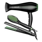 Gama Set Secador Bora + Alisador Elegance + Cepillo Avocado #1