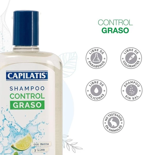 Capilatis Shampoo Control Graso Línea Botánica 420 ml alt