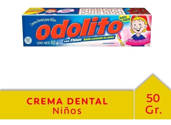 Odolito Crema Dental Frutilla 50 gr