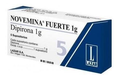 Novemina Fuerte 1 G Supositorio | 5 Unidades | Dipirona #1