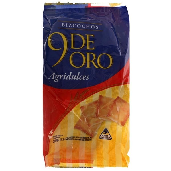 Bizcochos Agridulces 9 de Oro 200 gr alt