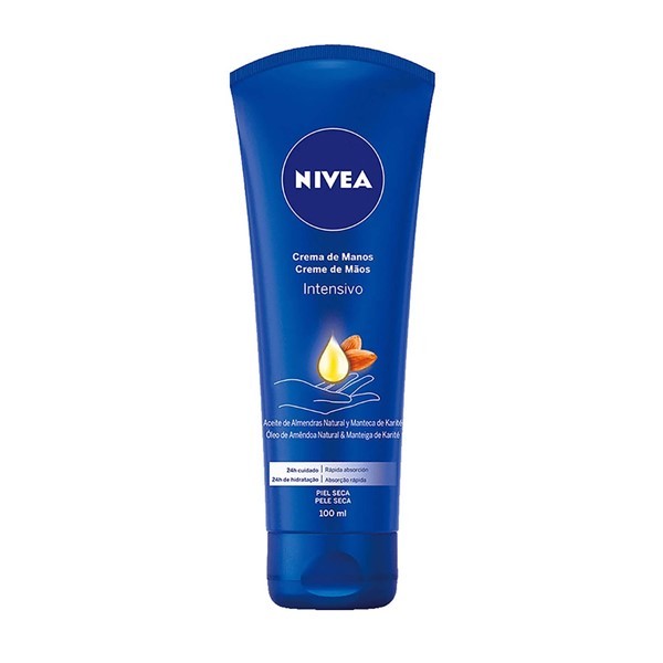 Nivea Crema de Manos  Cuidado Intensivo Aceite de Almendras 100 ml alt