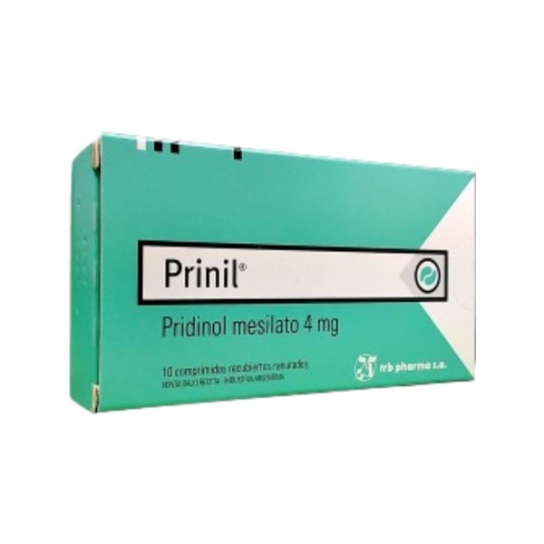 Trb-Pharma Prinil Pridinol,Mesilato 4 Mg x 10 Comp Ranurados #1
