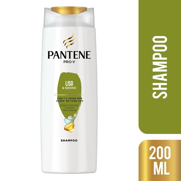 Pantene Shampoo Liso Sedoso 200 ml #1