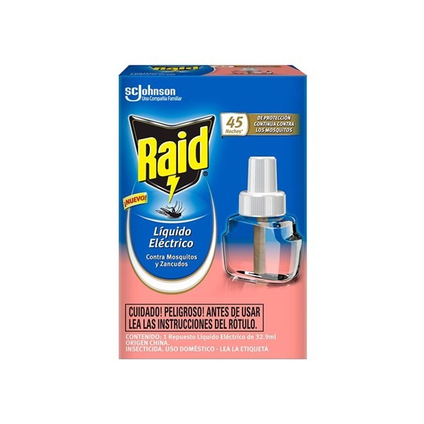Liquido Electrico Raid 45 Noches Rep 1u
