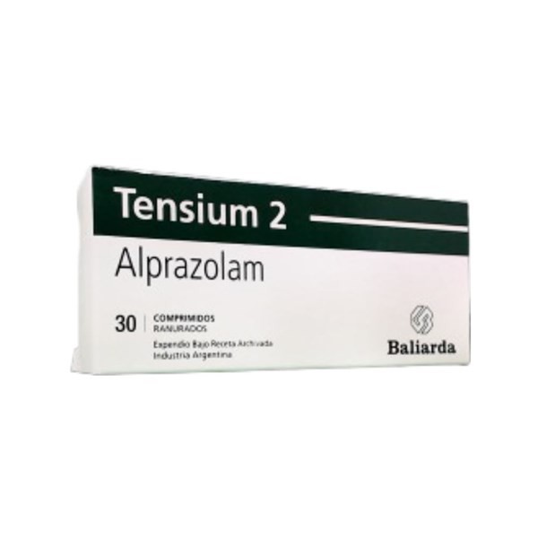 Baliarda Tensium Alprazolam 2 Mg x 30 Comp Ranurados #1