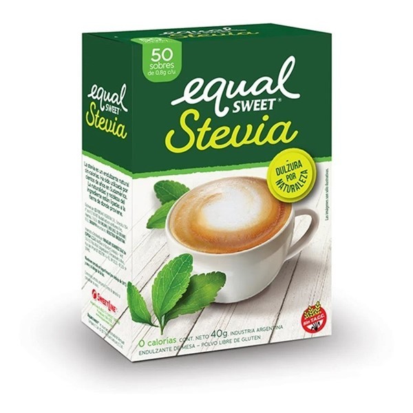 Equal Sweet Edulcorante en Polvo Stevia Caja de 50 Sobres #1