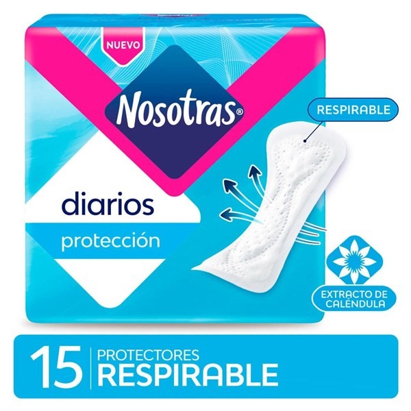 Protectores Diarios Nosotras Respirable 15un #1