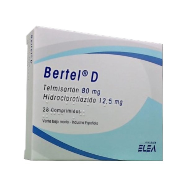 Elea Bertel D Telmisartán + Hidroclorotiazida 80 / 12.5 Mg x 28 Comp #1