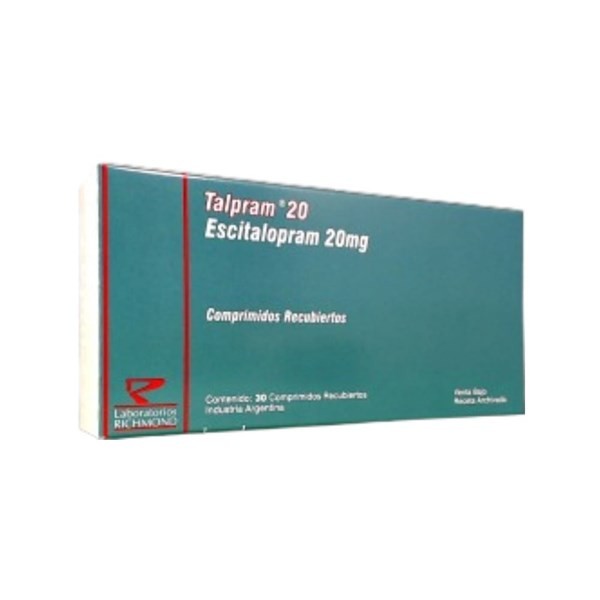 Richmond Talpram Escitalopram 20 x 30 Comp Recubiertos #1