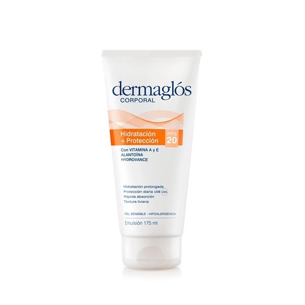 Dermaglos Crema Hidratante + Protección Fps 20 175 ml #1