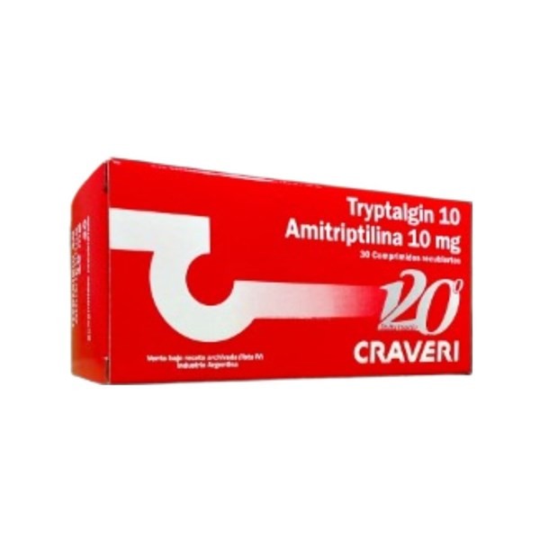 Craveri Tryptalgin 10 Mg Amitriptilina x 30 Comp Recubiertos #1