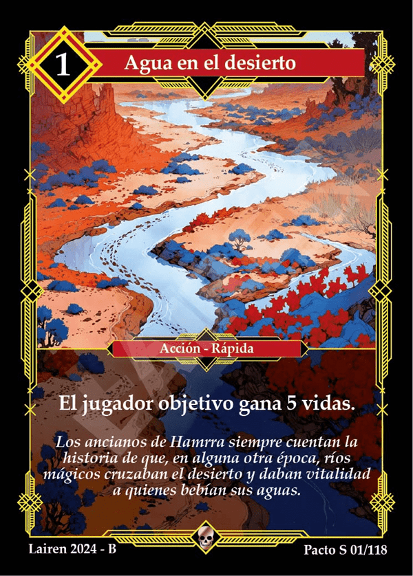 001 Agua En El Desierto Reprint - Coste 1