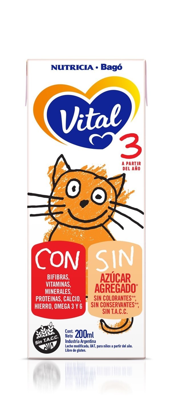 Leche Infantil Vital 3 1+ Año x 200 ml C/U x 30 un alt