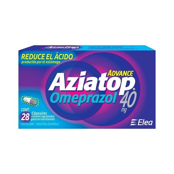 Elea Aziatop Advance Omeprazol 40 Mg x 28 Caps #1