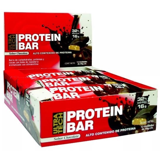 Ultra Tech Suplemento Dietario Protein Bar Sabor Chocolate x 50 gr x 1 un