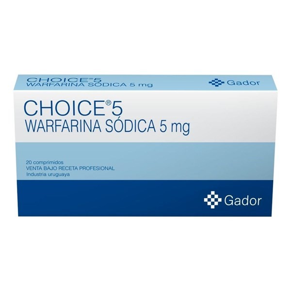 Choice 5 Mg | 20 Comprimidos | Warfarina #1