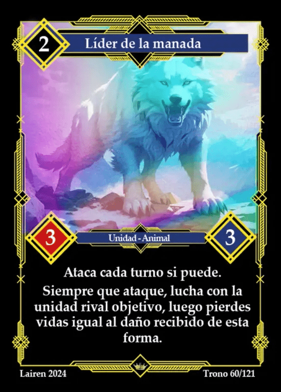 060 Lider De La Manada 1ra Edicion No Foil - Coste 2