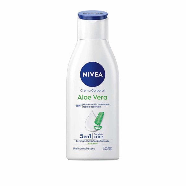 Nivea Crema Corporal Aloe Vera 5En1 Para Piel Normal a Seca 125 ml alt