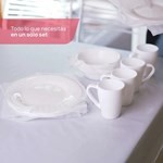 Set Vajilla Segre 16 Piezas Vidrio Templado Utile #4