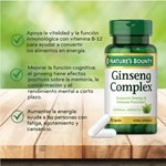 Nature's Bounty Ginseng Complex Con Vitamina B12 75 cápsulas #4