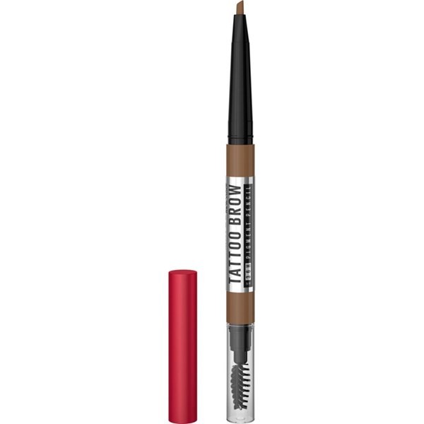 Maybelline Lapiz Delineador de Cejas Tattoo Brow Pencil Natural Brown alt