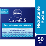 Nivea Crema Facial Hidratante Noche Essentials Regeneradora Piel Normal 50 ml #1