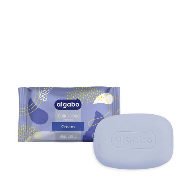 Algabo Jabón en Barra Cremoso Cream x 80 gr #1